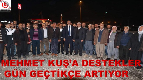 MEHMET KUŞA DESTEKLER GÜN GEÇTİKÇE ARTIYOR