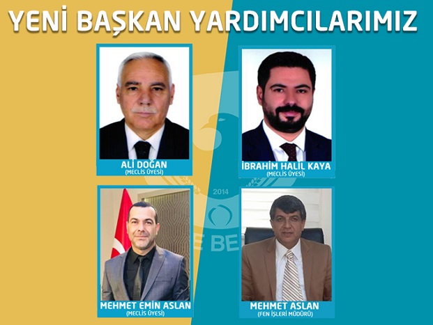 HALİLİYE BELEDİYESİNE YENİ BELEDİYE BAŞKAN YARDIMCILARI.