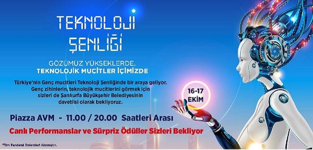 ŞANLIURFALI GENÇ MUCİTLER TEKNOLOJİ ŞENLİĞİNDE BULUŞUYOR